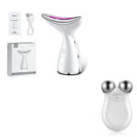 EMS Microcurrent Neck Face Beauty Device With 3 Colors LED Photon Therapy Skin Tighten Reduce Double Chin Face Lifting Devices - Image 5