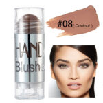 Cheek Blusher Shimmer Blush Stick Face Makeup Highlighter Bronzer Contour Cream Long-lasting Facial Make Up Cosmetics - Image 8