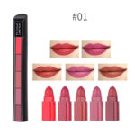 Matte 5-color Lipstick Set Velvet Lip Stick Non-stick Lip Gloss Long Lasting Waterproof Sexy Red Lipstick - Image 2