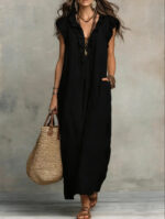 Women's 2026 Spring & Summer New Bohemian Flutter Sleeve FloorLength Maxi Dress - Image 6