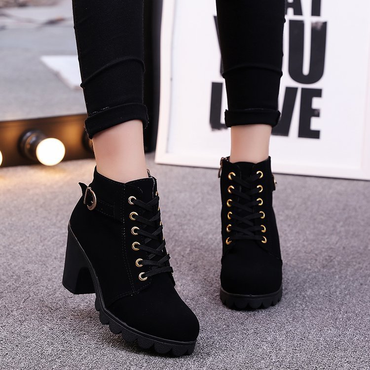 6289363061465.jpg Cross strappy booties with Martin boots - Image 1