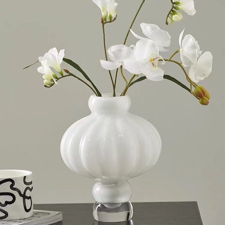 6cc19968-605c-4994-b503-d4f1ec8de4aa.jpg Lantern-style Glass Vase Home Decor Item - Image 1