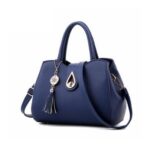 Women Handbag Bag Ladies Tassel High Quality PU Leather Totes Bags Brief Women Shoulder Bag Ladies Bags - Image 2