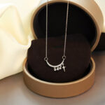 New Fashion Trending Cold Style Personalized Bow Sweet Geometry Necklace - Image 7