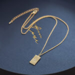 New Fashion Trending Cold Style Personalized Bow Sweet Geometry Necklace - Image 10
