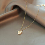 New Fashion Trending Cold Style Personalized Bow Sweet Geometry Necklace - Image 8