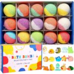 Glow-in-the-Dark Doll-Shaped Bath Bombs - Kids Bath Time Fun Set with Fizzing Bubble Foam - Image 2