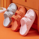 Platform Slippers Women's Summer Buckle Home Shoes Fashion Outdoor Wear Soft Bottom Sandals - Image 7