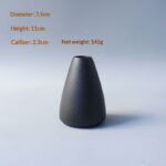Black Ceramic Vase New Chinese-style Home Decor Piece - Image 4