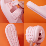 Platform Slippers Women's Summer Buckle Home Shoes Fashion Outdoor Wear Soft Bottom Sandals - Image 10