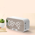 Portable Mirror Clock Alarm Clock - Image 2