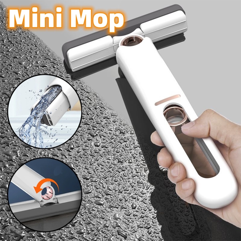 d829fe63-5fcd-4d96-ae96-fbb89e3a8871.jpg Mini Mops Floor Cleaning Sponge Squeeze Mop Household Cleaning Tools Home Car Portable Wiper Glass Screen Desk Cleaner Mop - Image 1