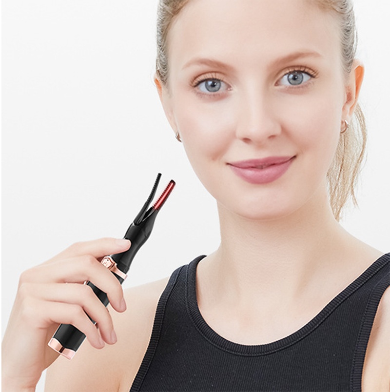 dc3bda77-5792-4a0b-b29e-479dfa5a6071.jpg Rechargeable 360 Rotating Portable Eyelash Curler, Electric Heated Eyelashes Curler For Women Makeup Tools - Image 1