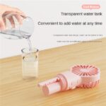 Strong Power Spray Humidification Small Mist Fan Humidification Usb Charging Portable Fan Icy And Refreshing Fan Water Supplement - Image 5