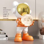 Desktop Space Bear Decoration Moon Night Light Home Decor - Image 10