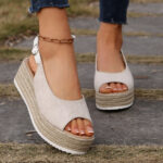 Fish-mouth Wedge Sandals Summer - Image 6